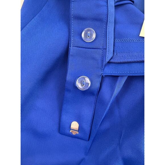 Tuckernuck Sapphire Blue Duncan Pleated Straight Leg Trouser Pants Size M - Picture 9 of 13